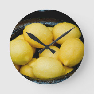 Reloj Redondo Mediano Lemones frescos