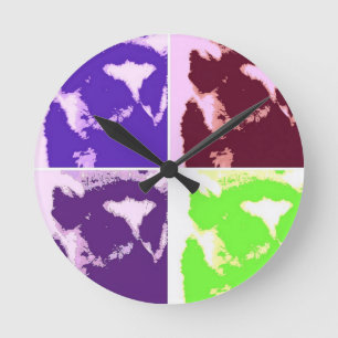 Reloj Redondo Mediano Lemurs de Pop Art