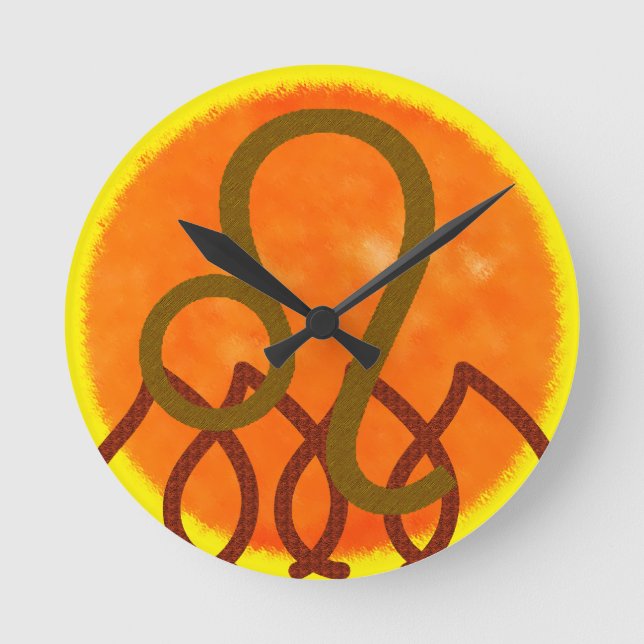 Reloj Redondo Mediano Leo (Anverso)