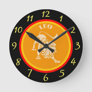 Reloj Redondo Mediano Leo Wall Clock