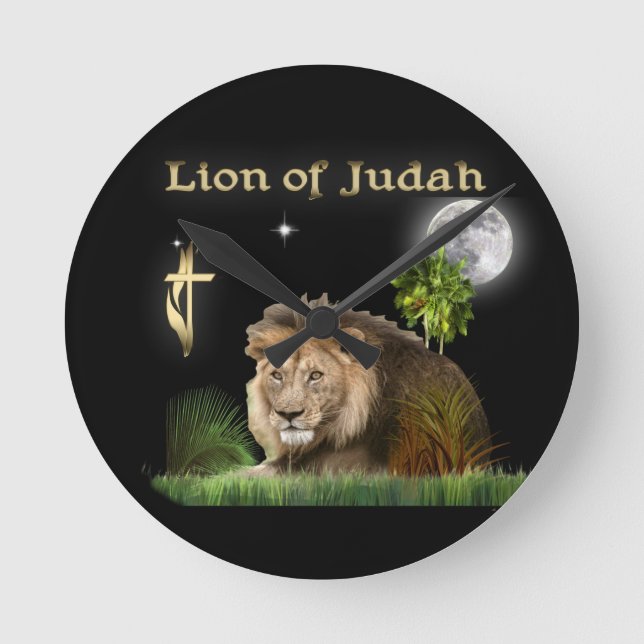 Reloj Redondo Mediano león de Judá (Anverso)