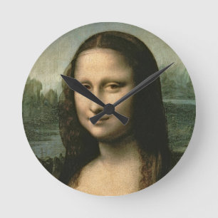 Reloj Redondo Mediano Leonardo da Vinci   Mona Lisa, c.1503-6