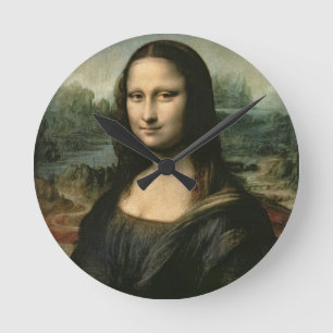 Reloj Redondo Mediano Leonardo Vinci   Mona Lisa, c.1503-6