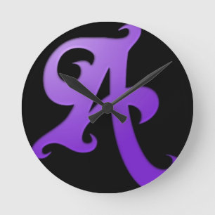 Reloj Redondo Mediano Letra A