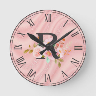 Reloj Redondo Mediano Letra R