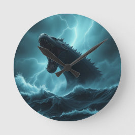 Reloj Redondo Mediano „Leviathan – Wächter der Tiefsee“  