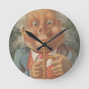 Reloj Redondo Mediano Lewis & Co. Fine Groceries Ephemera