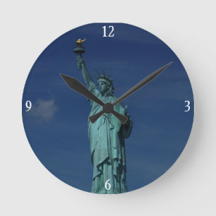 Reloj Redondo Mediano Libertad iluminando el mundo - Estatua de la liber