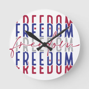 Reloj Redondo Mediano Libertad Kamala Harris