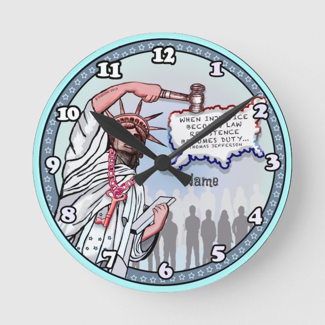 Reloj Redondo Mediano Libertad política (Anverso)