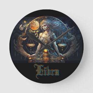 Reloj Redondo Mediano Libra