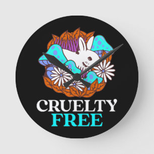 Reloj Redondo Mediano Libre de crueldad