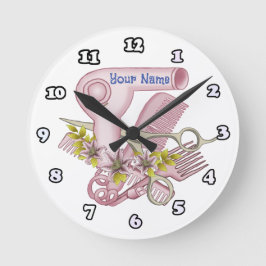 Reloj Redondo Mediano Lily Esteticista