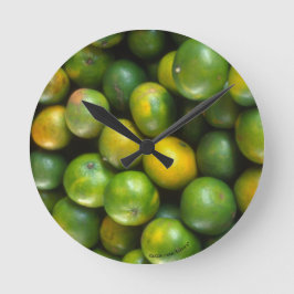 Reloj Redondo Mediano Lime Clock
