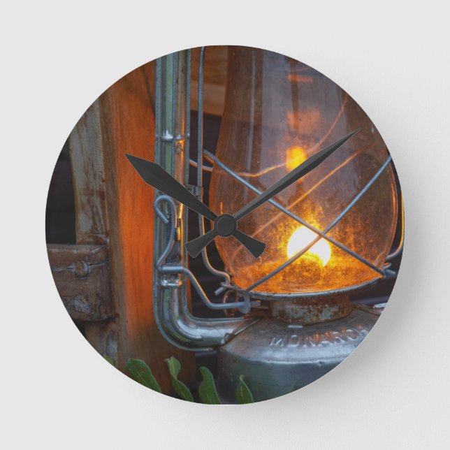 Reloj Redondo Mediano Linterna en el campamento de llanuras, Parque Naci (Anverso)