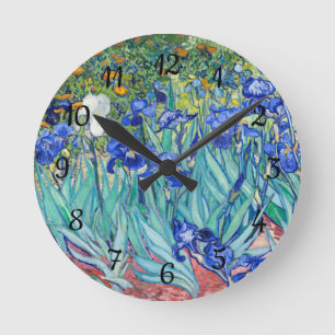 Reloj Redondo Mediano Lirios Vincent van Gogh