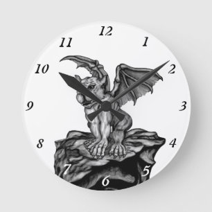 Reloj Redondo Mediano Little Golem Gargoyle