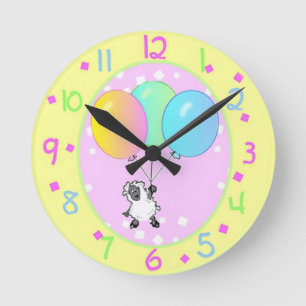 Reloj Redondo Mediano Little Lamb Wall clock