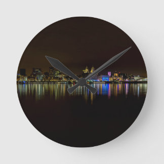 Reloj Redondo Mediano Liverpool Waterfront
