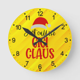 Reloj Redondo Mediano Llámame Gigi Claus-56374