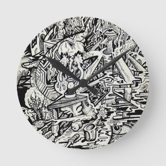 Reloj Redondo Mediano Lo adecuado, o, una transfiguración frágil (Anverso)