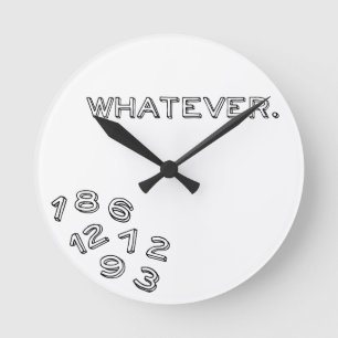 Reloj Redondo Mediano Lo que