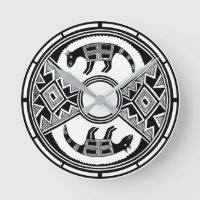 Lobos de arte del suroeste de la antigua fábrica d