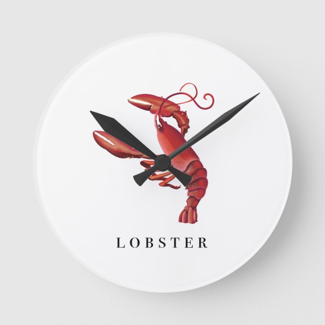 Reloj Redondo Mediano Lobster (Anverso)