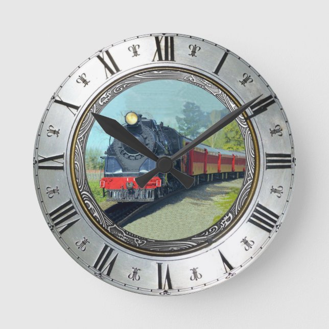 RELOJ REDONDO MEDIANO LOCOMOTIVE (Anverso)