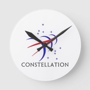 Reloj Redondo Mediano Logo de constelación