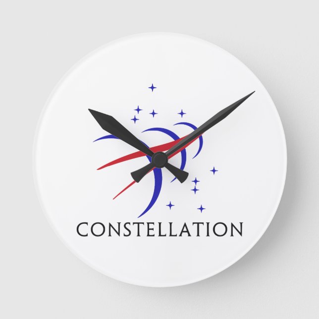 Reloj Redondo Mediano Logo de constelación (Anverso)