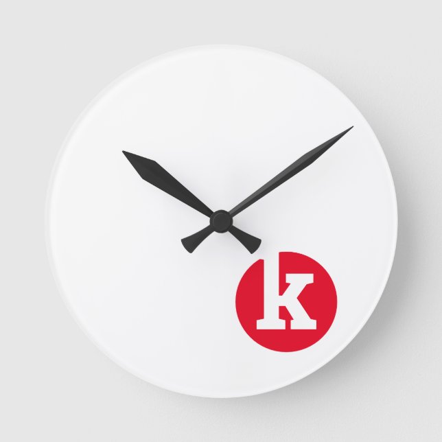 Reloj Redondo Mediano Logo ontwerp voor klok en meer (Anverso)
