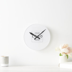Reloj Redondo Mediano Logotipo personalizado