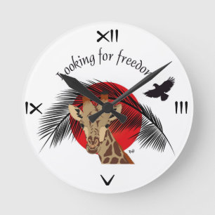 Reloj Redondo Mediano Looking for freedom
