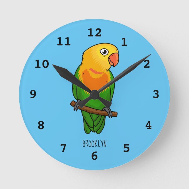 Reloj Redondo Mediano Loro personalizado (Anverso)