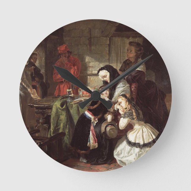 Reloj Redondo Mediano Los 1753-93) finales de Marie-Antonieta (adiós a (Anverso)