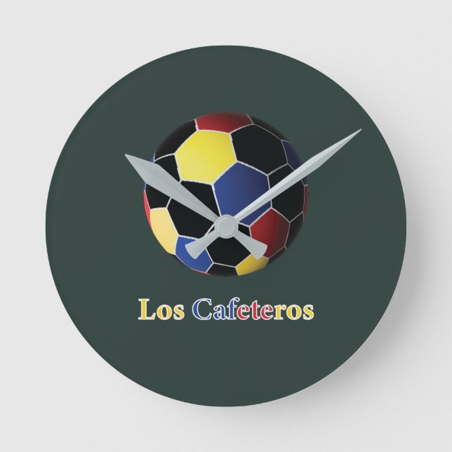 Reloj Redondo Mediano Los Cafeteros (Anverso)