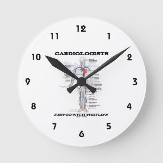 Reloj Redondo Mediano Los cardiólogos apenas van con el flujo