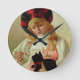 Reloj Redondo Mediano Los favoritos, 1895 (aceite en lona)