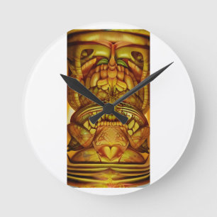 Reloj Redondo Mediano Los nuevos tiki freaks