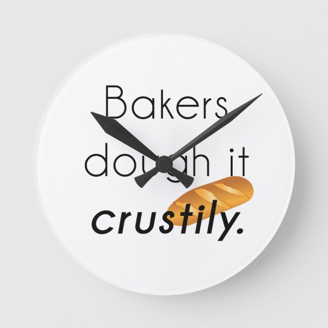 Reloj Redondo Mediano ¡Los panaderos lo hacen! (Anverso)