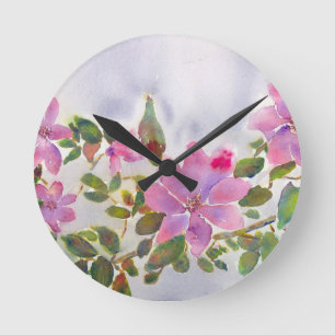 Reloj Redondo Mediano Los Rosas de Nana