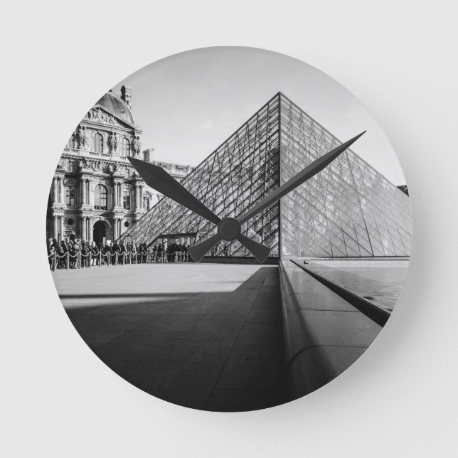 Reloj Redondo Mediano Louvre (Anverso)