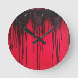 Reloj Redondo Mediano Love Bleeds Black