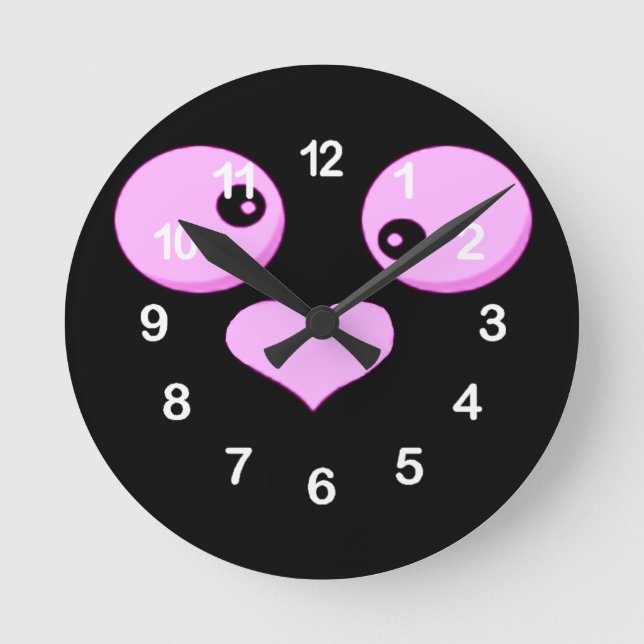Reloj Redondo Mediano Love Cares_Wall Clock (Anverso)