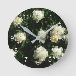 Reloj Redondo Mediano Lovely Peonies