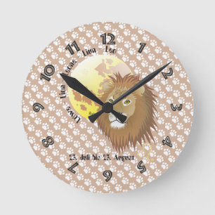 Reloj Redondo Mediano Löwe 23. Juli bis 22. August Uhr