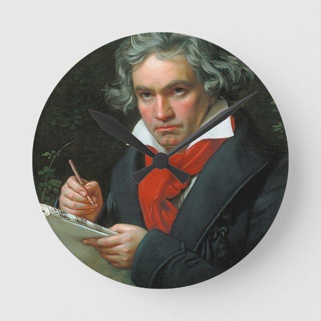 Reloj Redondo Mediano Ludwig Van Beethoven (Anverso)