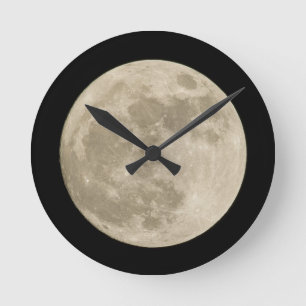 RELOJ REDONDO MEDIANO LUNA