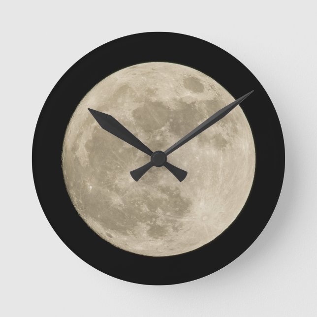 RELOJ REDONDO MEDIANO LUNA  (Anverso)
